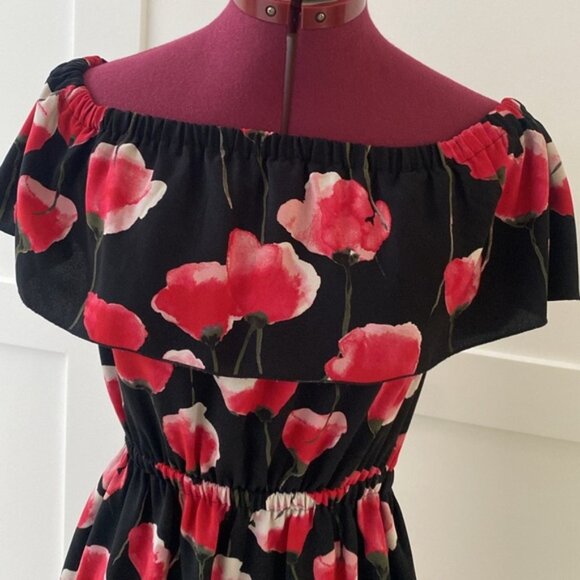 Aritzia Wilfred Hosta Floral Dress Size 4 - Picture 3 of 11